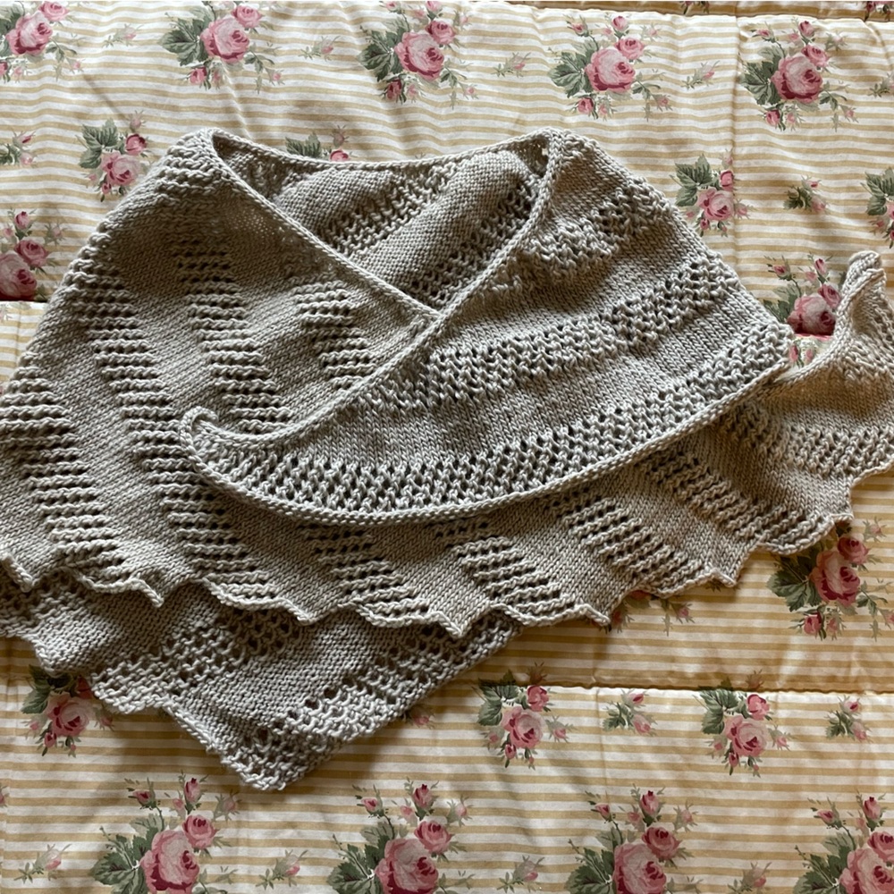 Hand Knit Shawl